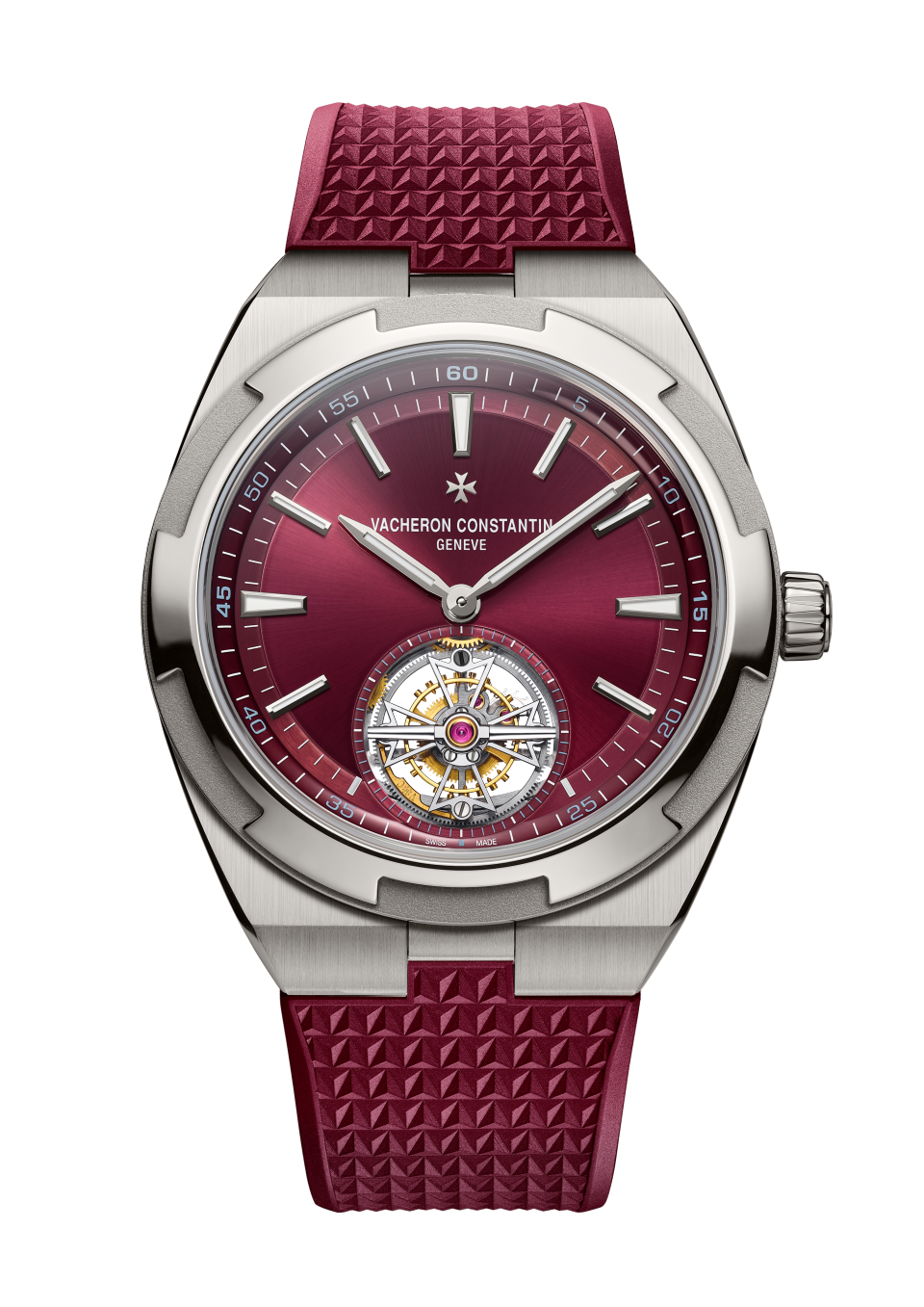 Alternative view - Packshot - Watch - Overseas Tourbillon - 42.5 mm Titanium with Rubber, Titanium straps