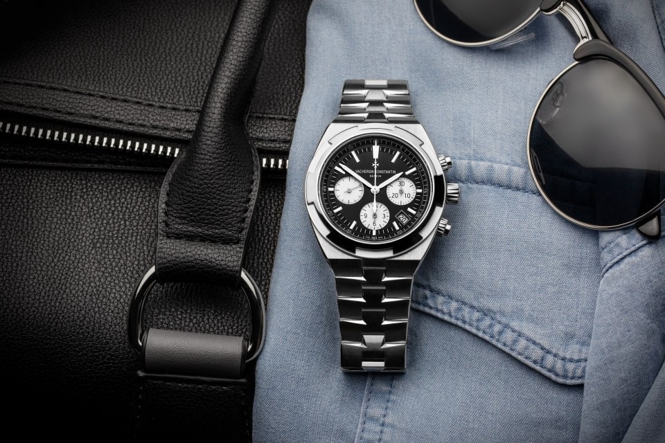 Overseas chronograph - 42.5 mm - Steel