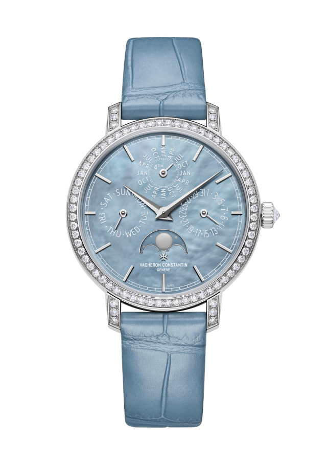 Traditionnelle传袭系列超薄万年历腕表