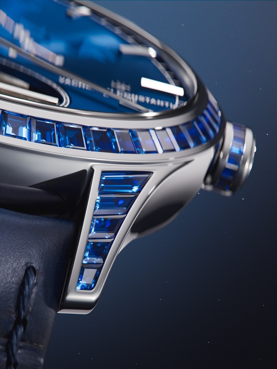 Alternative view - Lifestyle product photo - Watch - Métiers d'Art Tribute to The Celestial - Scorpio - 39 mm White Gold with Alligator leather strap