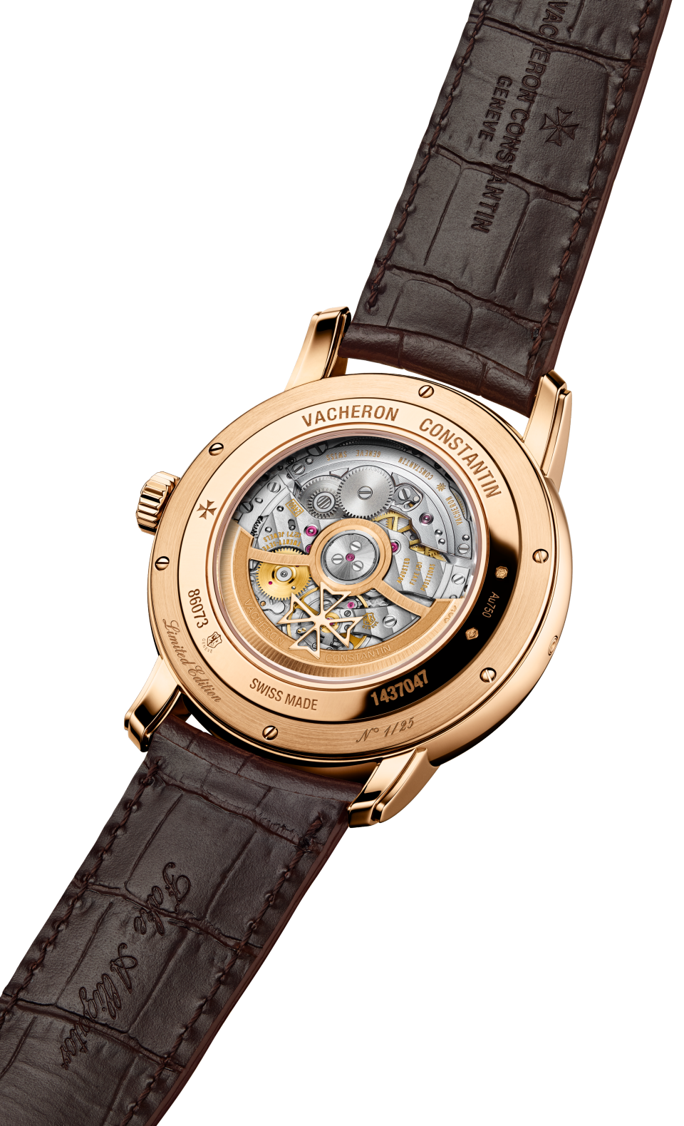 3/4视图 - 品牌形象 - 腕表 - Métiers d'Art艺术大师系列The legend of the Chinese Zodiac中国十二生肖传奇 - 蛇年特别版腕表 - 40毫米 粉红金 隽永 鳄鱼皮 表带