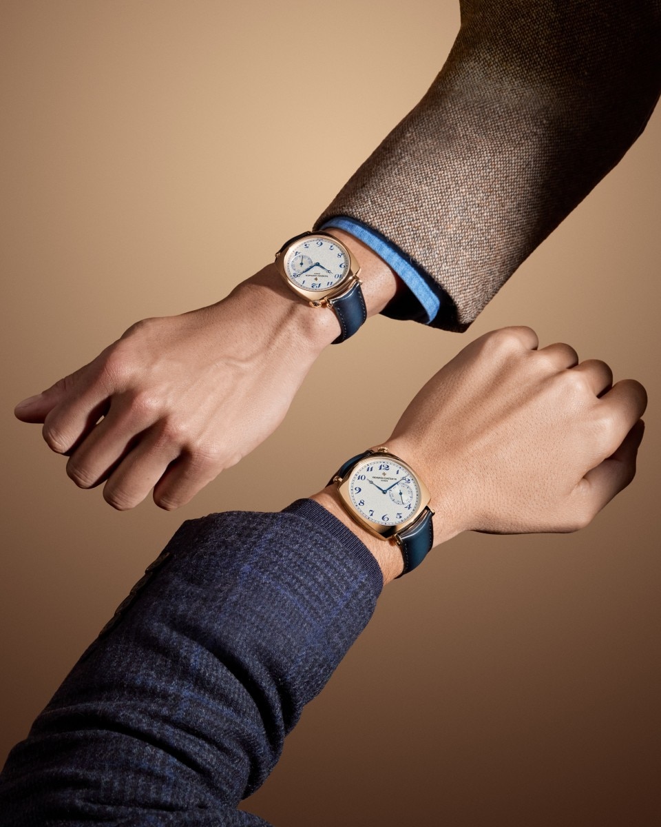 Alternative view - Lifestyle product photo - Watch - Historiques American 1921 - 40x40 mm Pink Gold with Calfskin leather strap