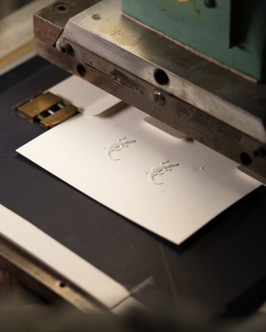 Process of creating the paper croc concept watch.