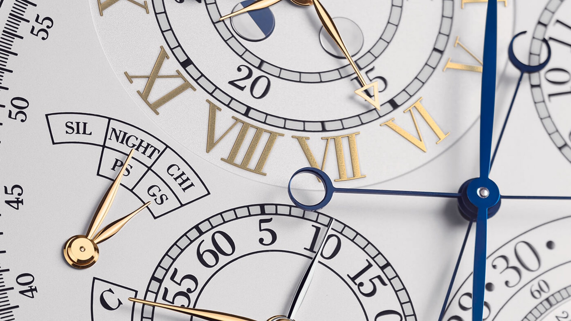 Zoom in view of the reference 57260 dial