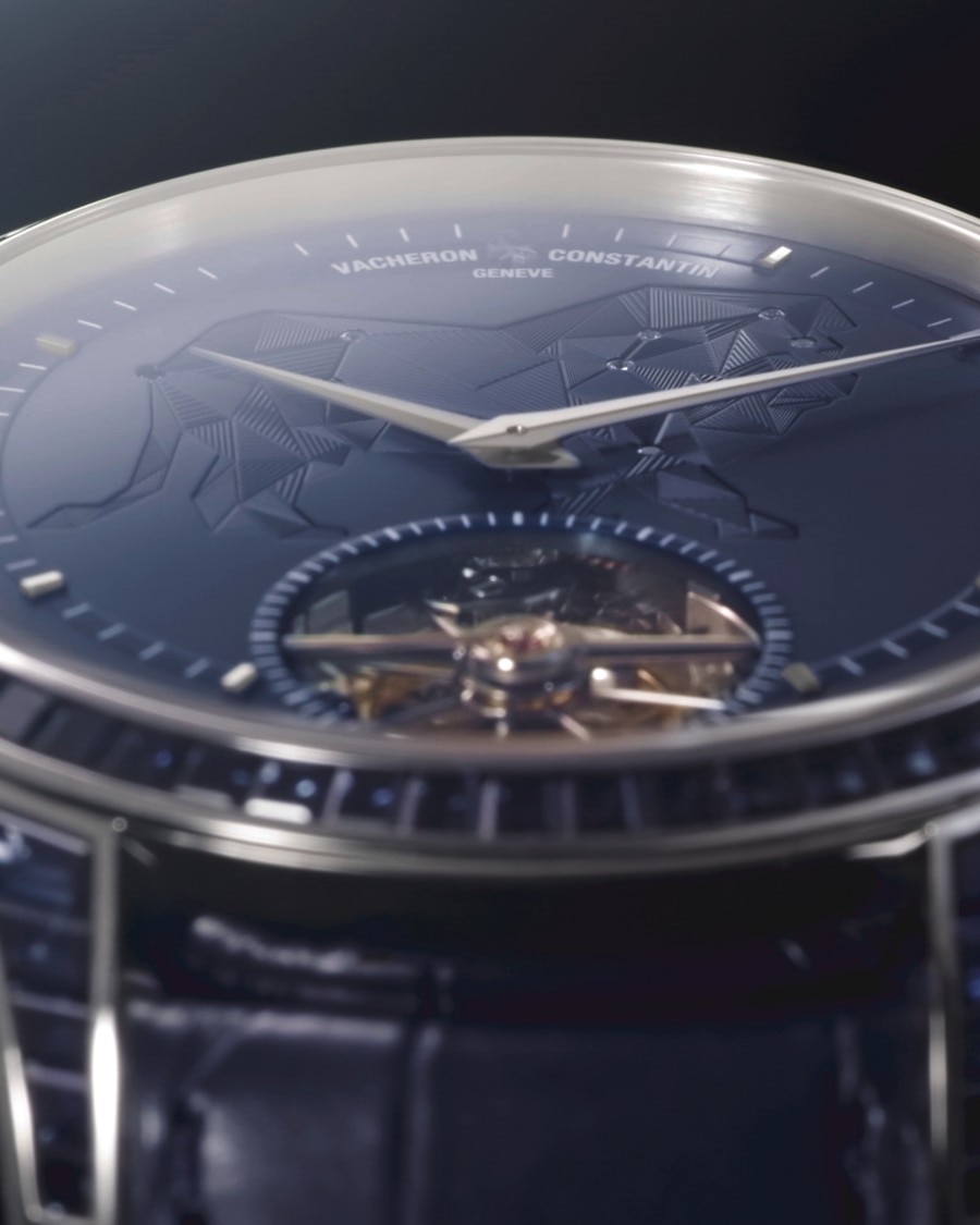 三问报时陀飞轮星空图腕表