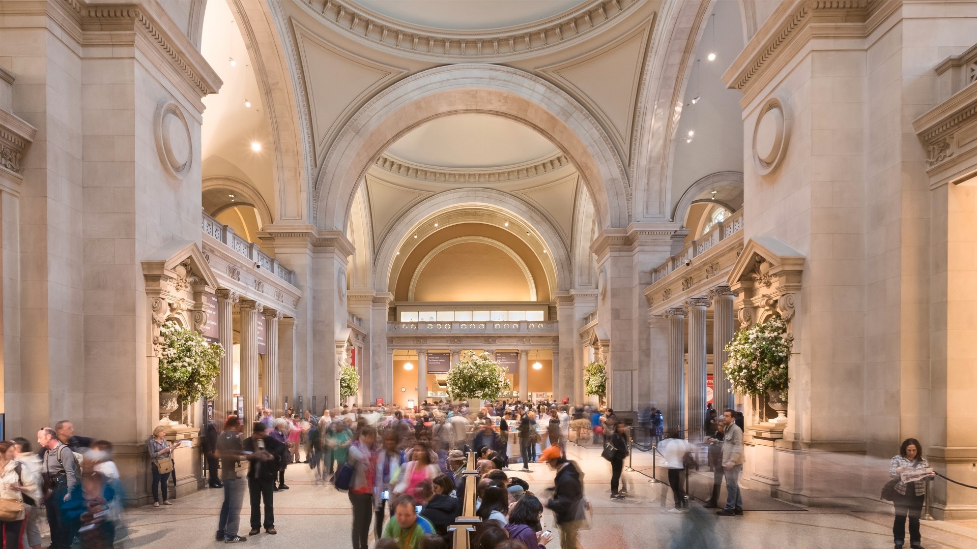 Inside view of the Met museum