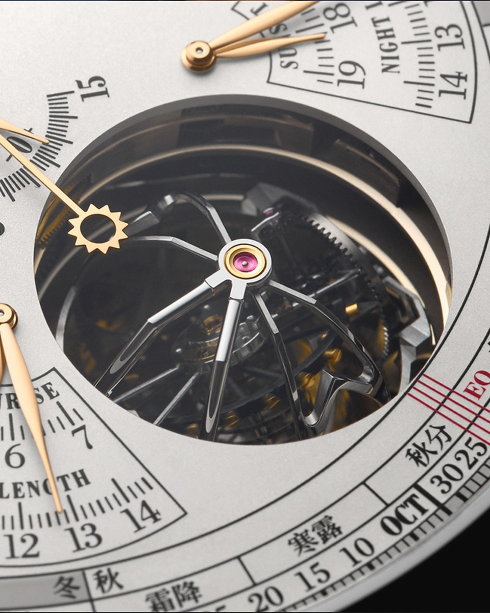 Detailed look at the first Chinese perpetual calendar watch